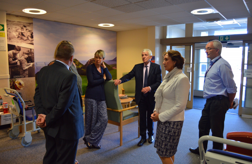 Janet at Llandudno Hospital recently