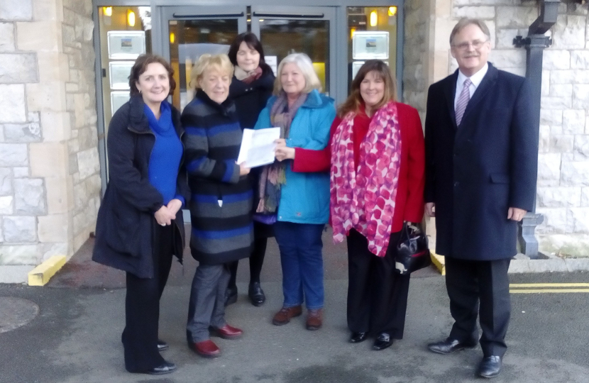 Council petition handover 