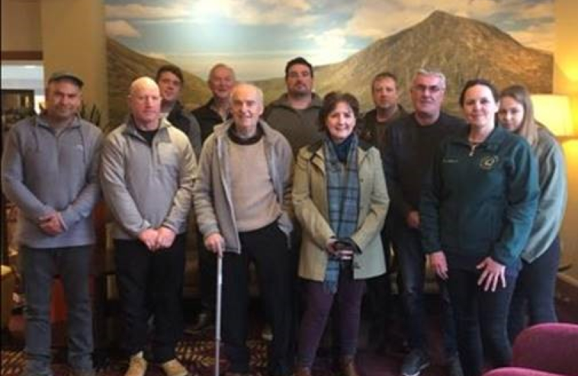 Janet Finch-Saunders AM with Betws-y-Coed Anglers Club