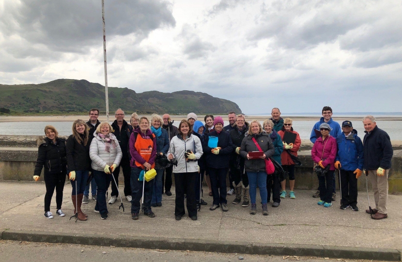 Deganwy Beach Clean