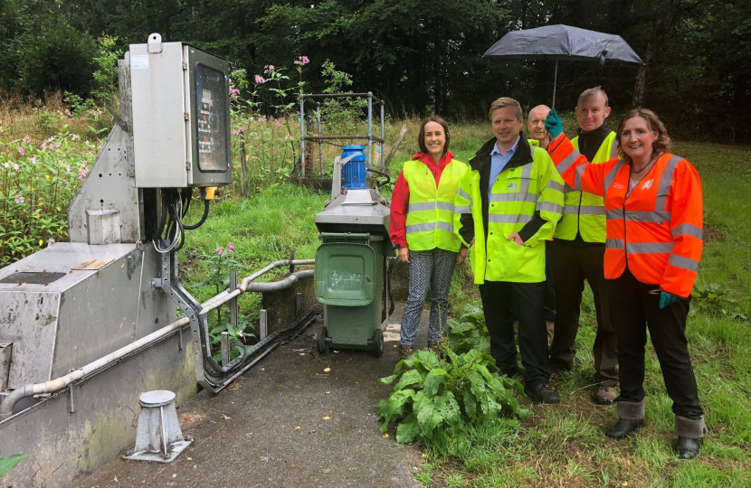 Janet at Betws-y-Coed sewage works