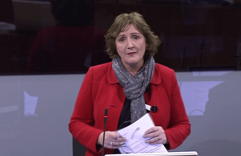 Janet in the Senedd