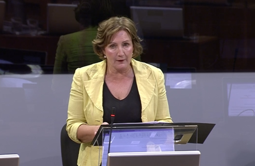 Janet in the Senedd