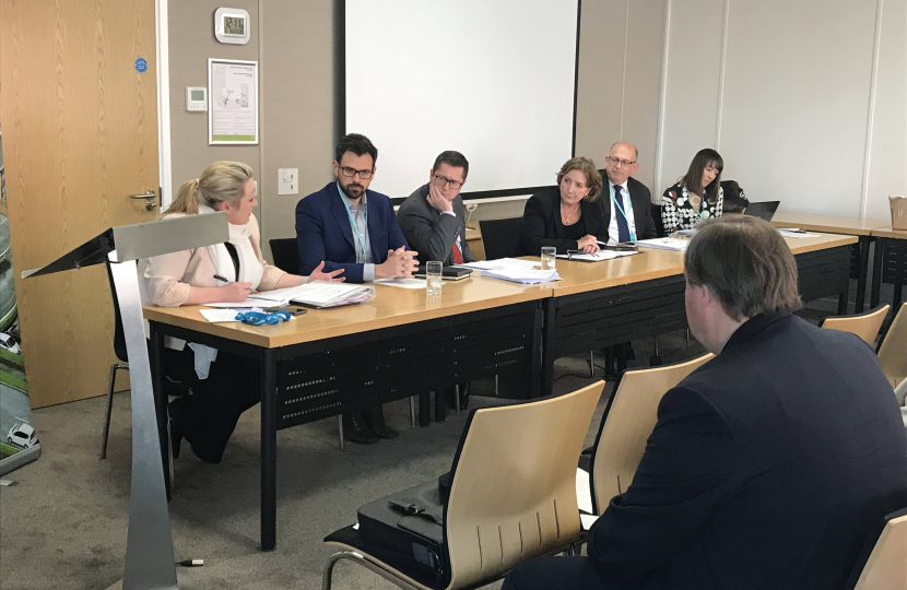 Janet at the cross party group
