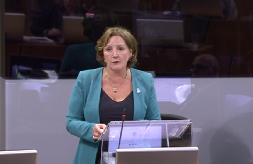 Janet during plastics debate