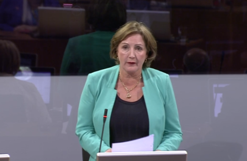 Janet during questions to the First Minister