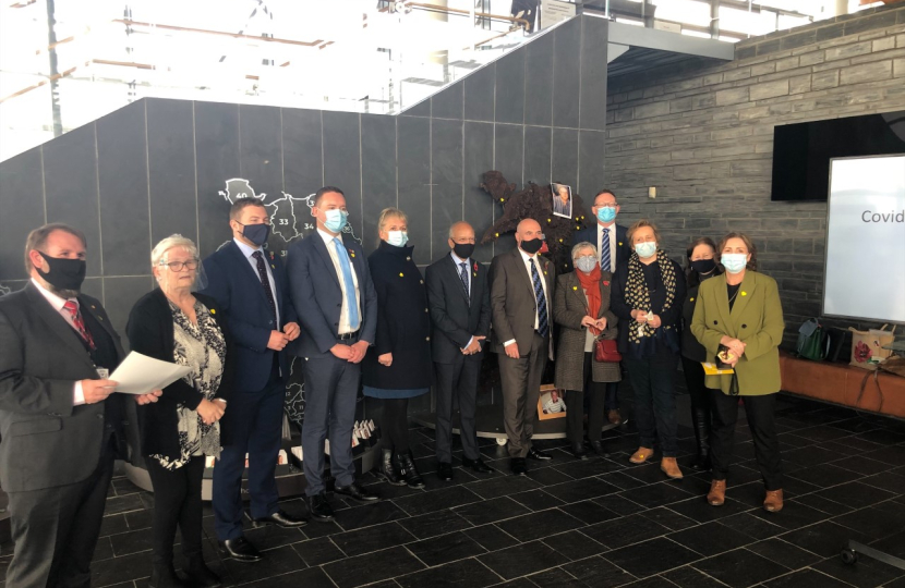 Ffotograff: Janet Finch-Saunders AS yn y digwyddi