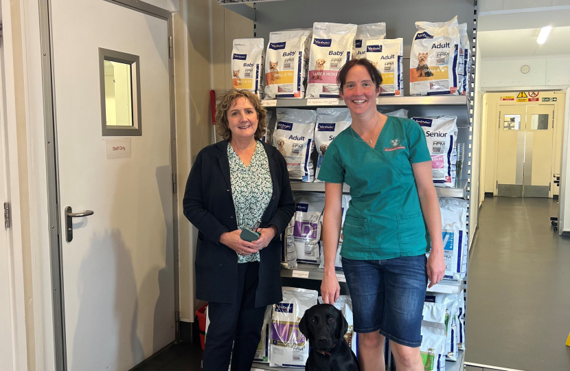 Photo:  Janet Finch-Saunders MS & Ms Fiona Murphy 