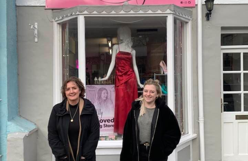 Aberconwy MS visits Social Enterprise Prom Ally