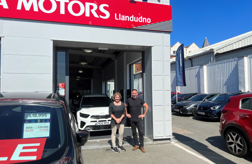 Janet Finch-Saunders MS & Mr Dave Paveley