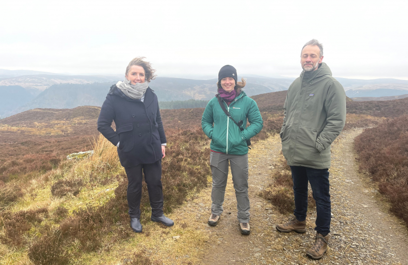 Aberconwy MS visits Lake Vyrnwy RSPB reserve 