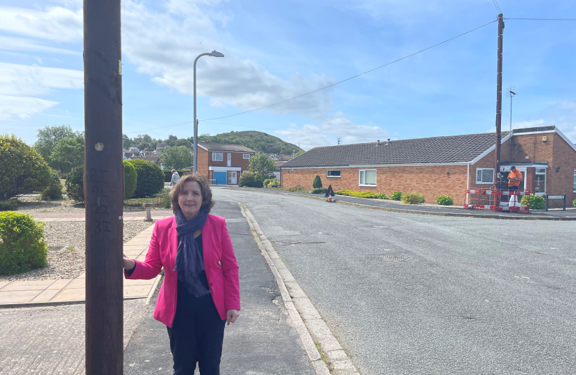 Janet Finch-Saunders MS/AS at Liddell Park 