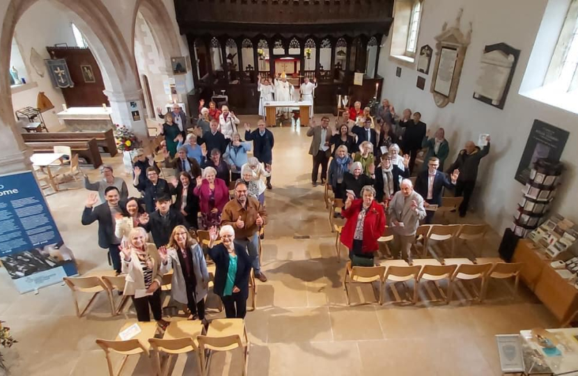 Rededication of St Grwst 
