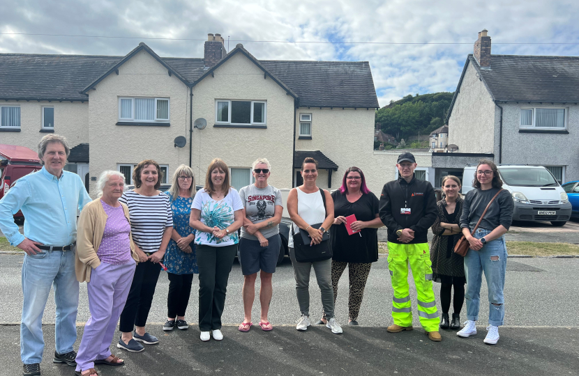 Janet Finch-Saunders MS, Cllr John Rooney, Cllr Julie Fallon, Friends of Deganwy Community Group   