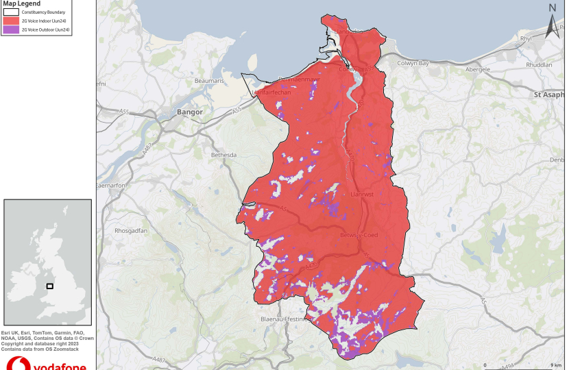 Vodafone 2G coverage