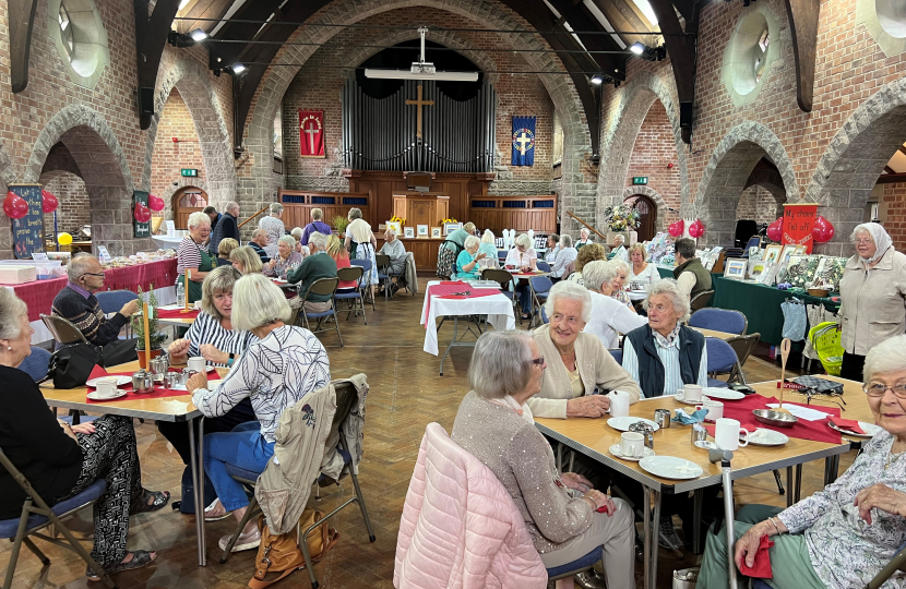 Janet Finch-Saunders MS at the Rhos-on-Sea Country Market