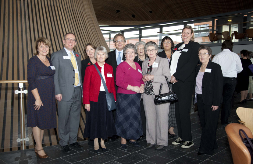 Janet with fellow AMs, WRVS members and volunteers