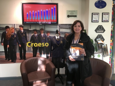 Janet at Ysgol John Bright