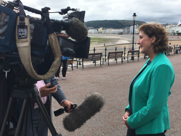 Janet on national news