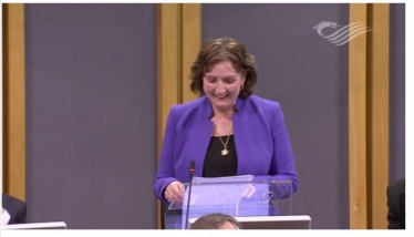 Janet in the Senedd
