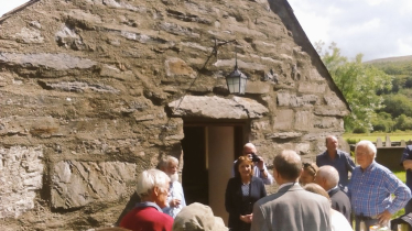 Janet outside St Julitta's Church