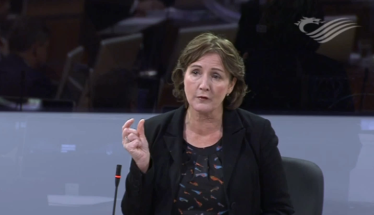 Janet in the Senedd