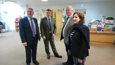 Janet at St David's Hospice