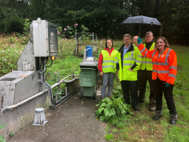 Janet at Betws-y-Coed sewage works