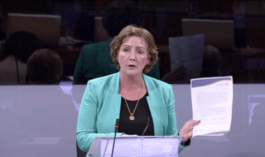 Janet in the education debate