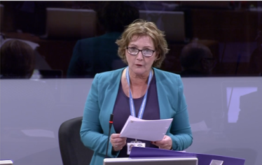 Janet in the senedd 7319 welsh language