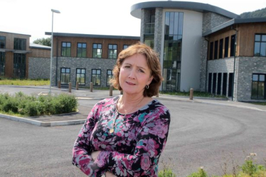 Janet outside GMJones