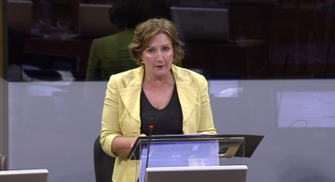 Janet in the Senedd