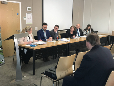 Janet at the cross party group