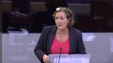 Janet during climate change petition debate