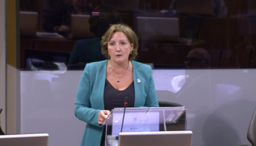 Janet during plastics debate