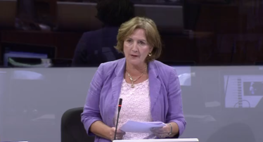 Janet responding to a statement