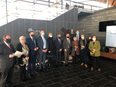 Photo: Janet Finch-Saunders MS/AS at the event