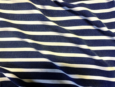 Blue and white material