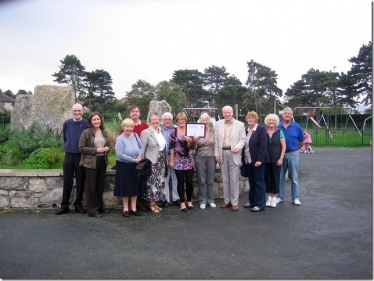 The Friends of Queen's Park Group with Janet (second left)