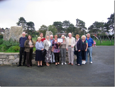The Friends of Queen's Park Group with Janet (second left)