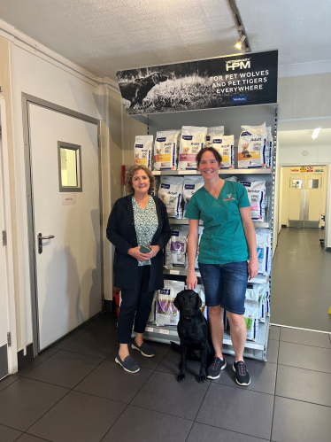 Photo:  Janet Finch-Saunders MS & Ms Fiona Murphy 