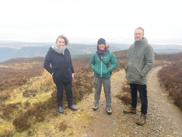 Aberconwy MS visits Lake Vyrnwy RSPB reserve 