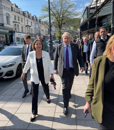 Janet Finch-Saunders MS/AS and the Prime Minister of the United Kingdom