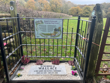 The Memorial Site for Wallace the Dog