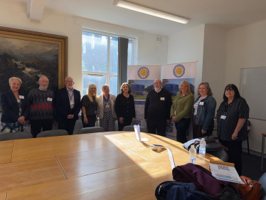 Janet with Friends of Llandudno Hospital 